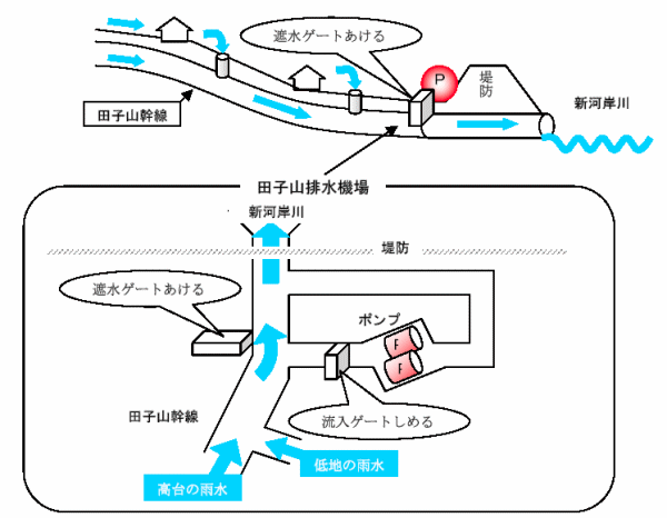 Q なぜ谷津地は浸水したの…の画像1