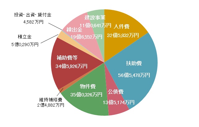 歳出（性質別）の概要の画像