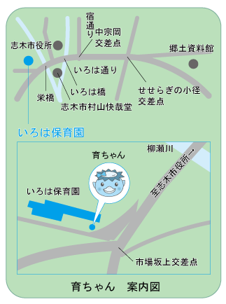 育ちゃん案内図