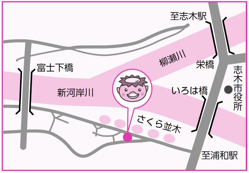 遠い記憶－波動　案内図