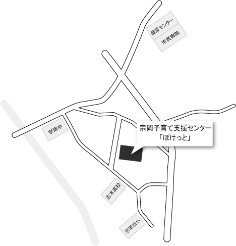 宗岡子育て支援センター地図