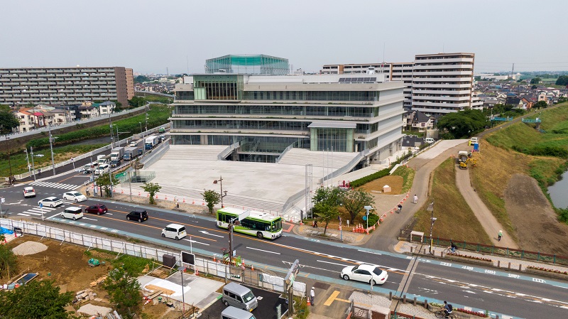 令和4年6月20日撮影新庁舎建設工事写真