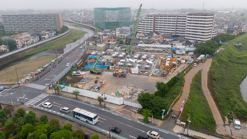 令和3年5月　新庁舎建設工事進捗状況