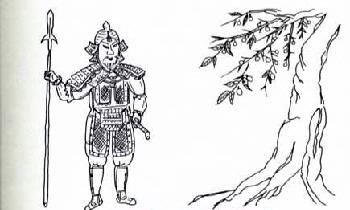 舘氷川神社と椋の木
