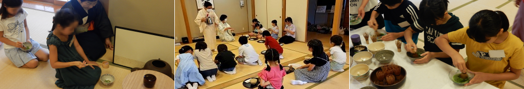 茶道体験の様子