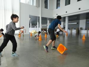 スポーツ教室に参加する子どもの様子その1