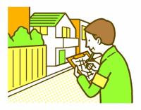 イメージ画像：担当している地域の確認イラスト