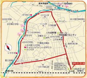 画像：本町・柳瀬川周回コース