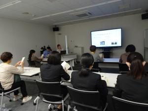写真：10月18日の講義の様子