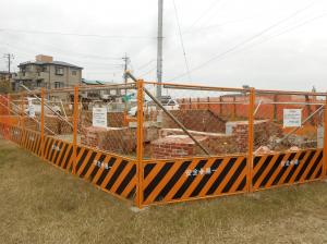 大小合併門樋解体保管中