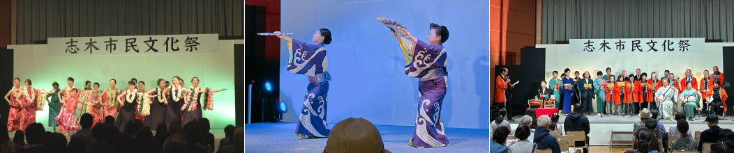 文化祭（芸能発表）の様子1