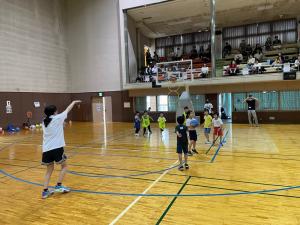 写真：1〜2年生の試合