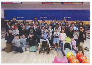 志木の杜町内会ボウリングの様子（集合写真）