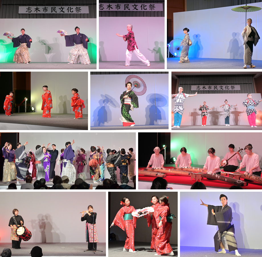 文化祭（芸能部門2日目）の様子