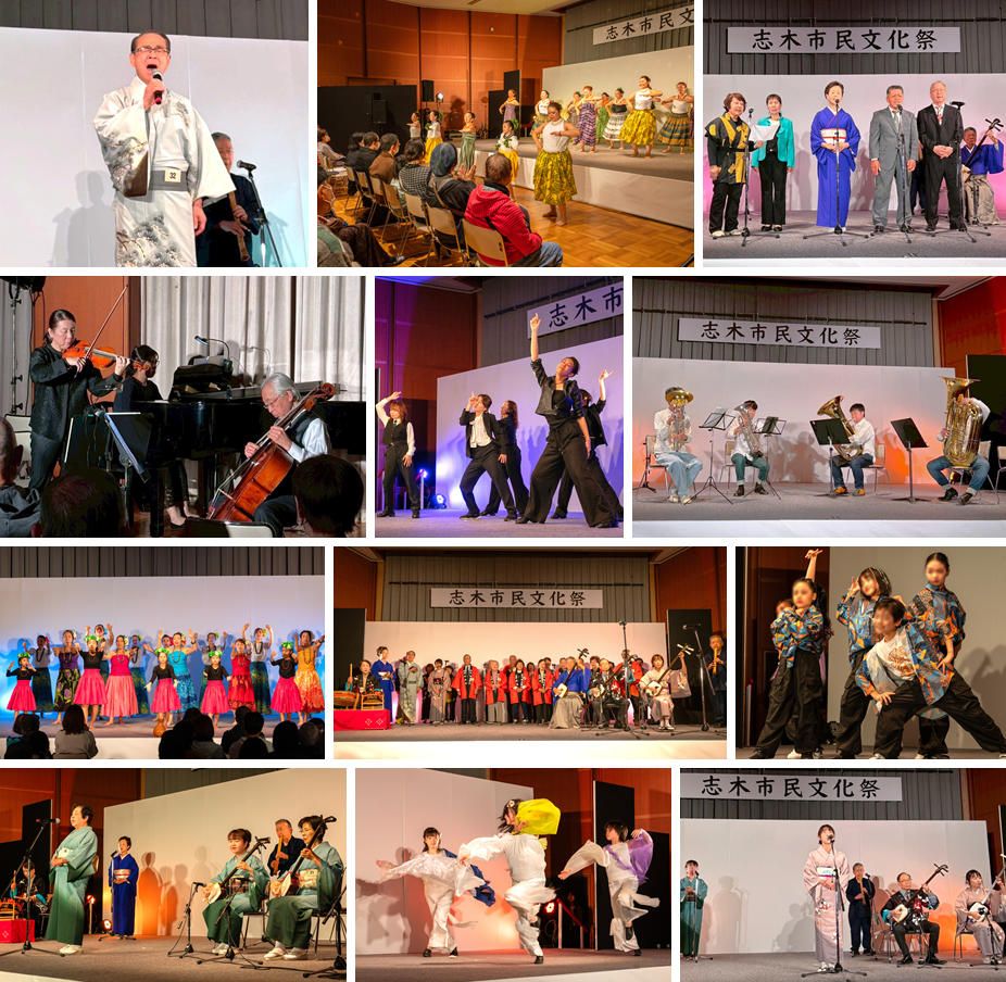 文化祭（芸能部門3日目）の様子