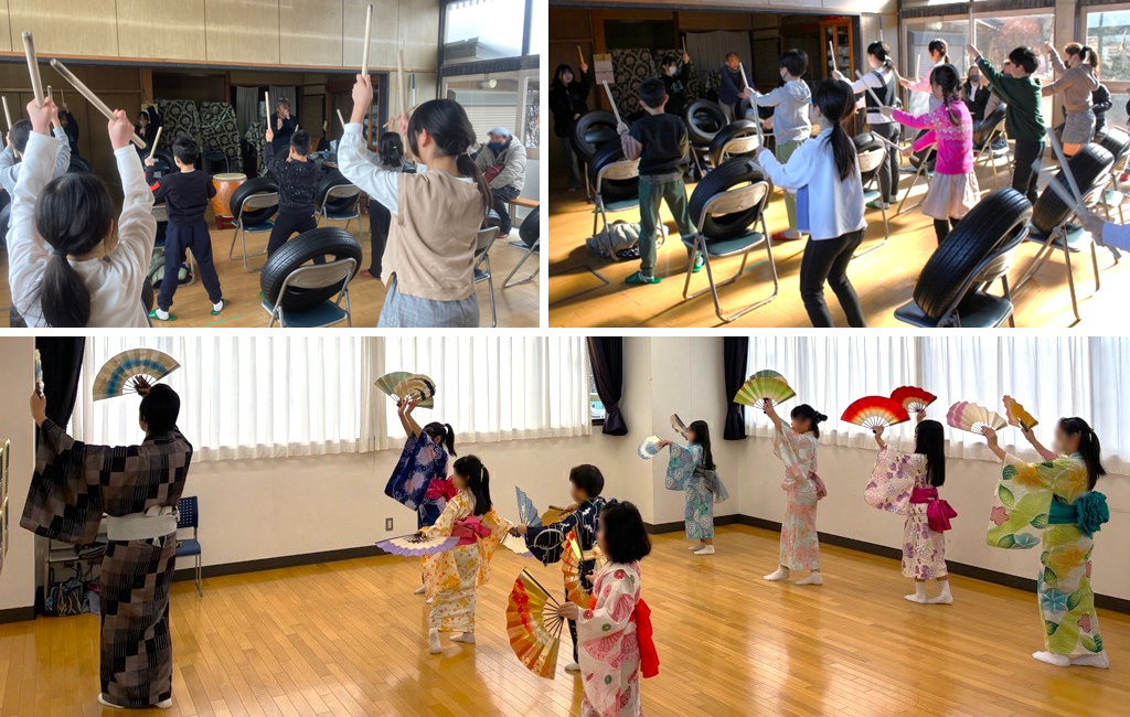 令和7年度その2（太鼓、邦舞踊）の様子