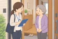 訪問