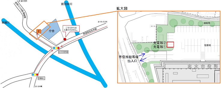 充電器設置案内図